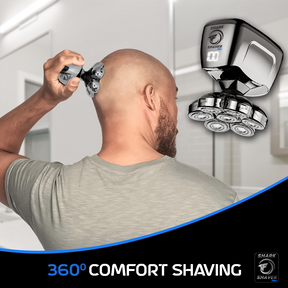 360 degree comfort shaving