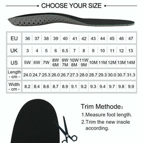 Orthotic Insoles UK - Orthopaedic Insole Shoe Inserts Adult Arch Foot Support