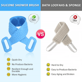 silicone body scrubber