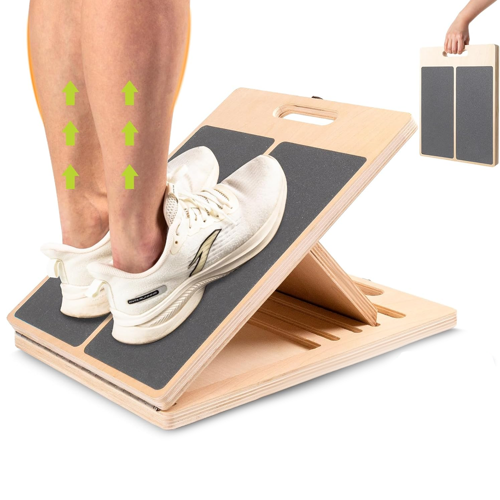 Home Slant Board for Exercise- Folded Calf Stretcher Squat Wedge ...