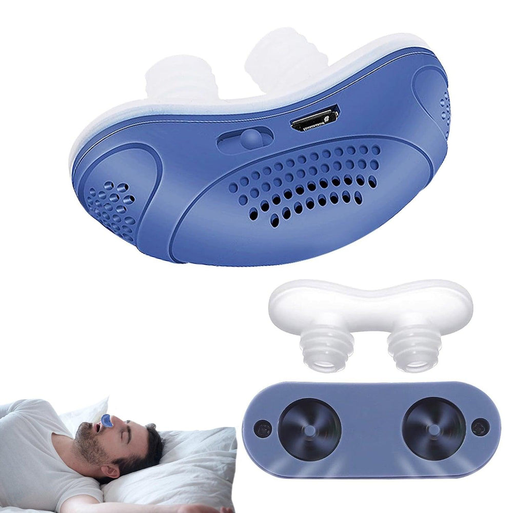 Home Sleep Apnea Device - Stop Snore Micro Anti Snoring Device Electric ...