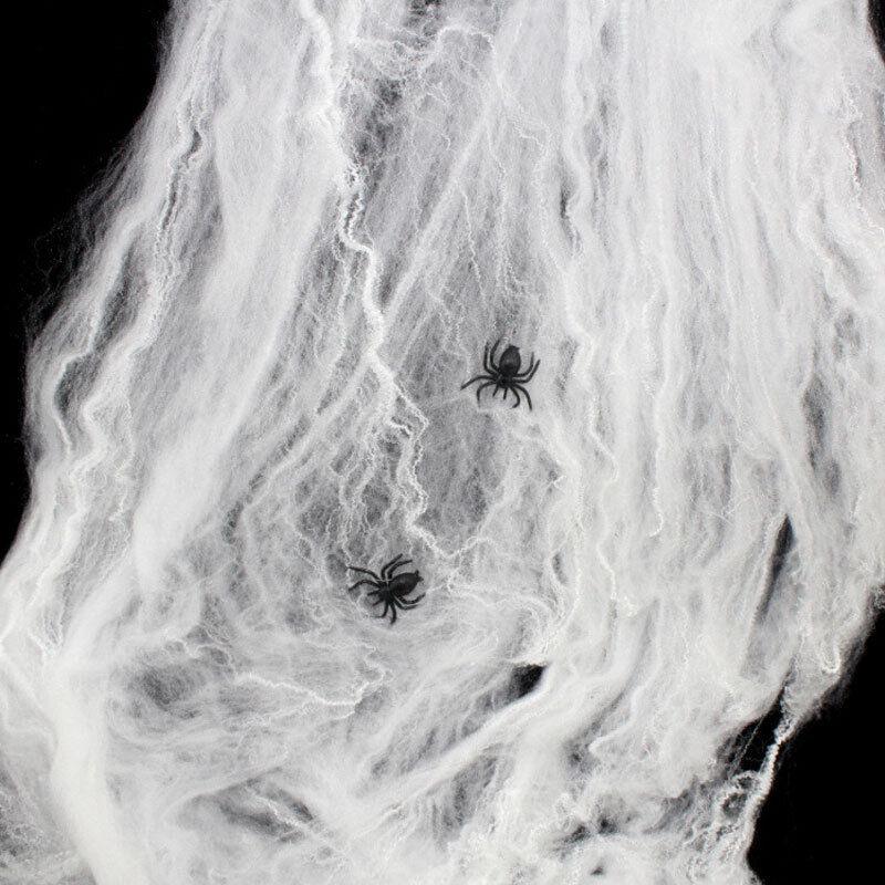 Spider web decor for halloween