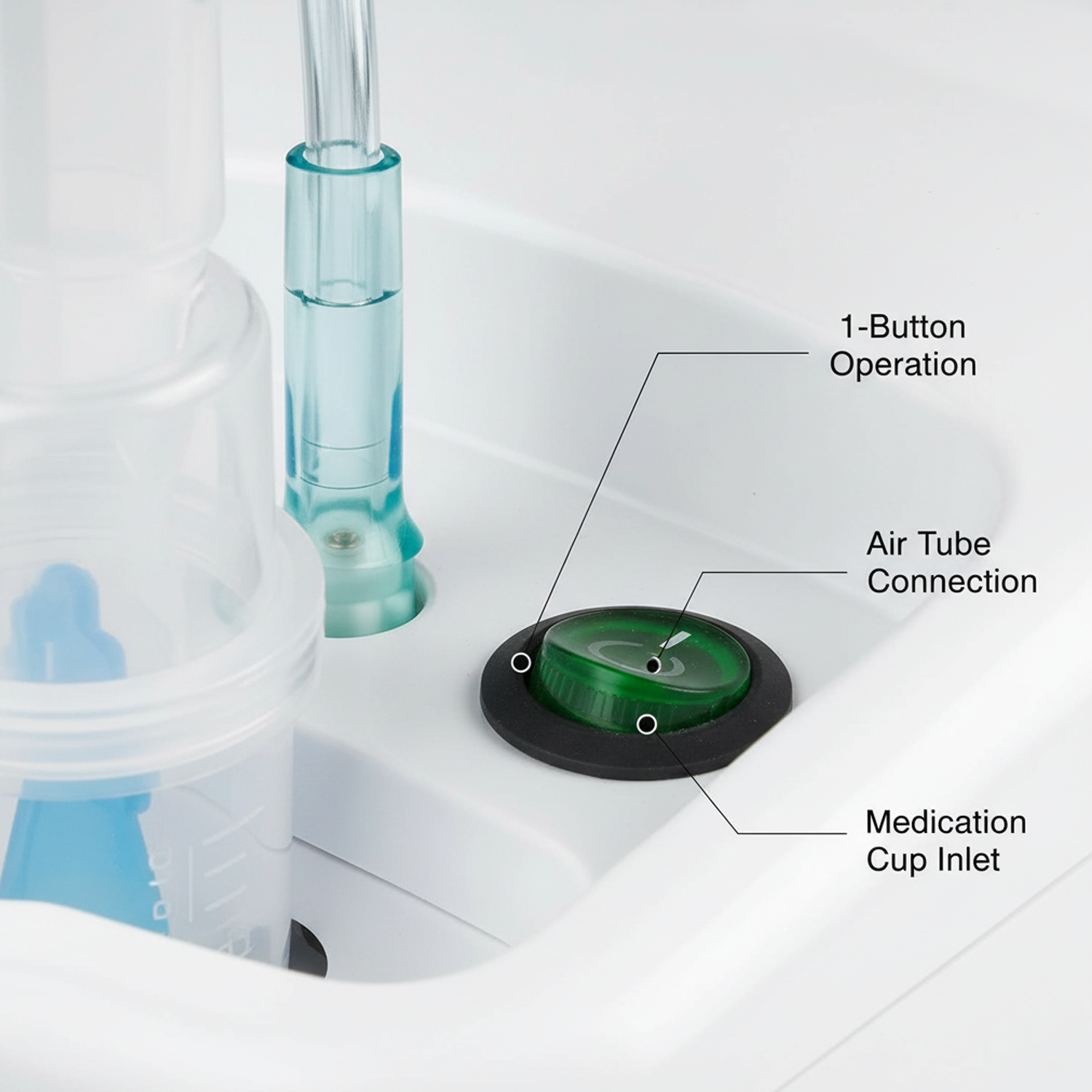 Steam inhalation device for breathing comfort