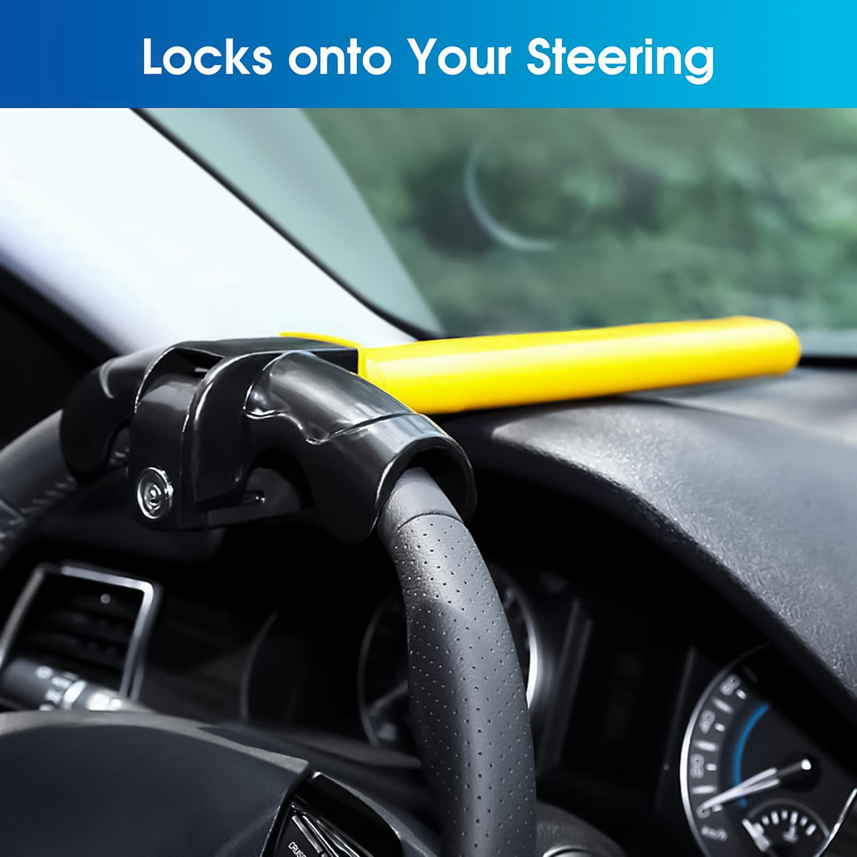 	 steering car lock