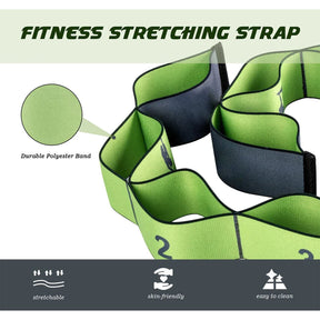 Best Looped Resistance Bands - Stretching Strap with 10 Loops