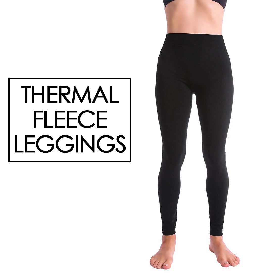 Best Fleece Lined Leggings UK - 4.9 TOG Black Tummy Control Thick Pants  Women's Thermal Fleece Leggings
