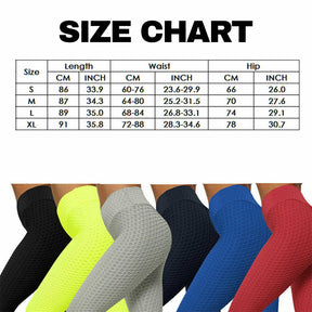 Anti Cellulite Leggings Women Anti Cellulite Yoga Pants Push Up Tik Tok Leggings Bum Butt Lift Sport Gym