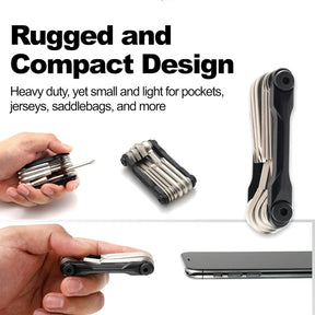 Best Tool Kit for Bike - 11 Multi Tool Bicycle Bike Keys Screwdriver Chain Link Tool