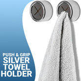 	 towel rack bathroom ideas