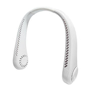 Best Neck Fan UK - Portable Neck Fan Mini USB Rechargeable Lazy Neckband Bladeless Cooler