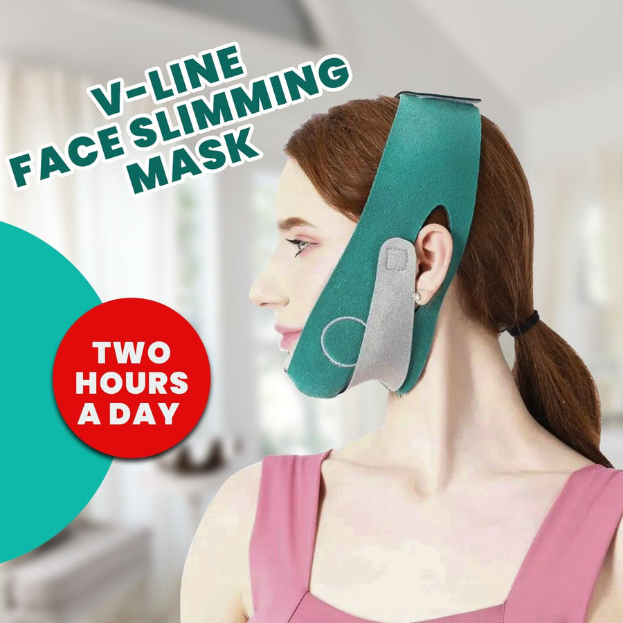 Double Chin Strap - V-Line Face Slimming Mask Chin Lift Up Cheek Belt ...