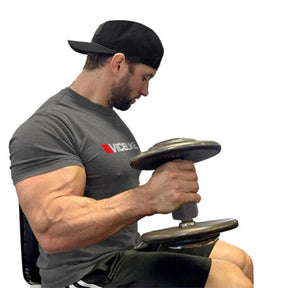Barbell Hand Grips - Oval Gripz, Barbell Grips, Thick Bar Grips, Adjustable Training Difficulty for Dumbbell, Weight Lifting, Pull ups