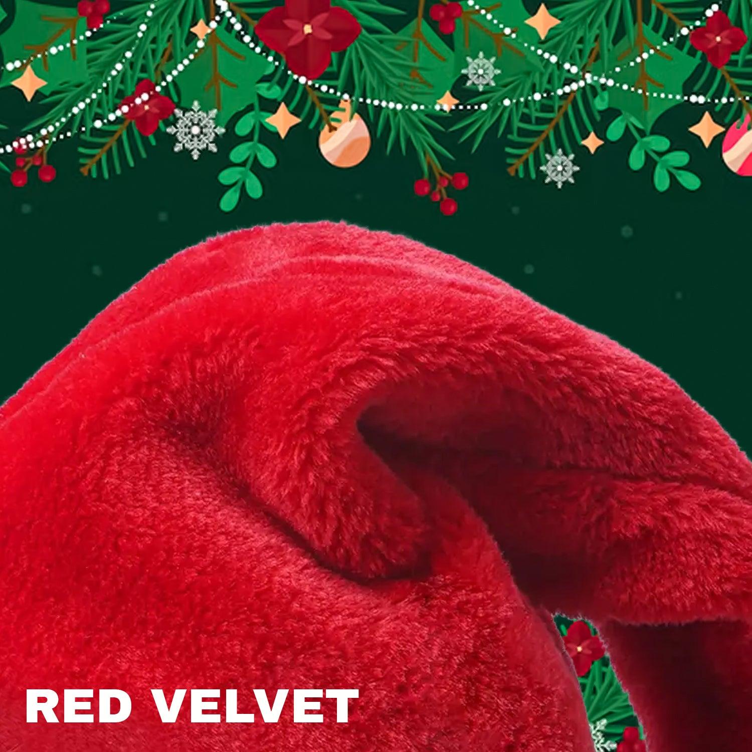 Velvet Comfort santa hats