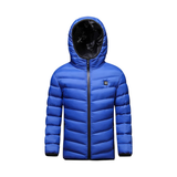Waterproof heated coat with multiple heating zones