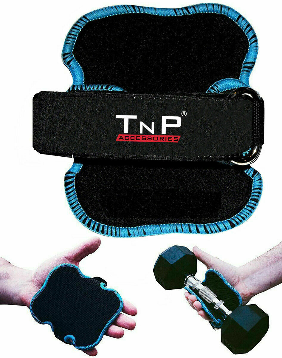 Grips for Lifting Weights - Gym Grip Pad Hand Training Bar Straps Support Wrap Gloves