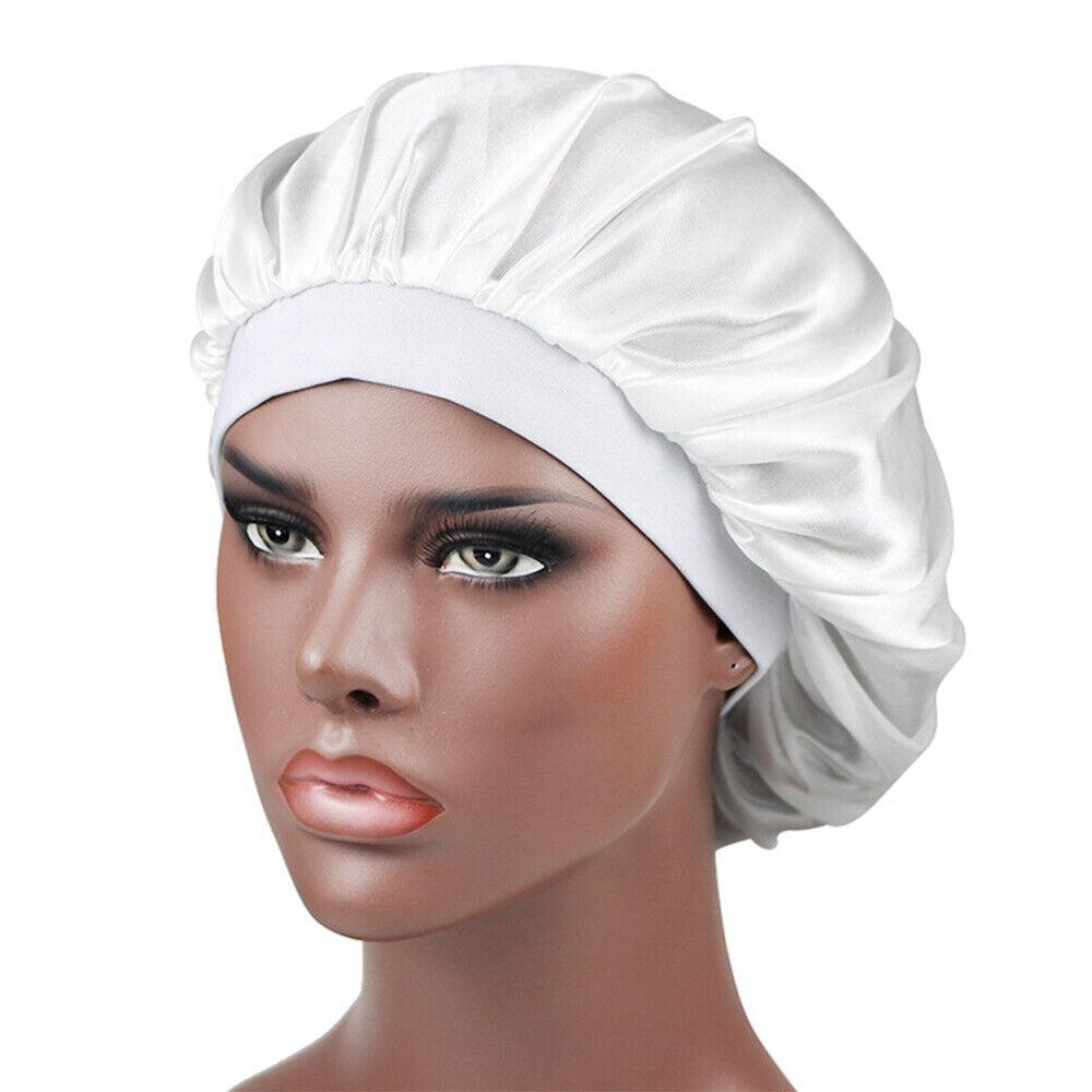 White Satin Hair Bonnet