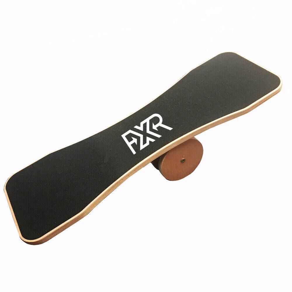 Wobble Boards for Balance - Wooden Roller Balance Board Core Strength Yoga Rocker Fitness