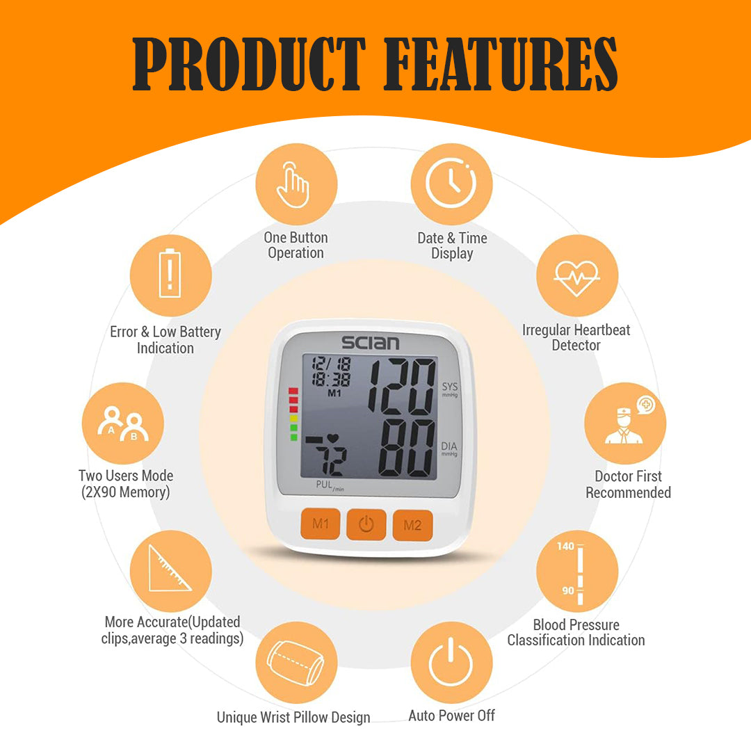 	 blood pressure monitor and
