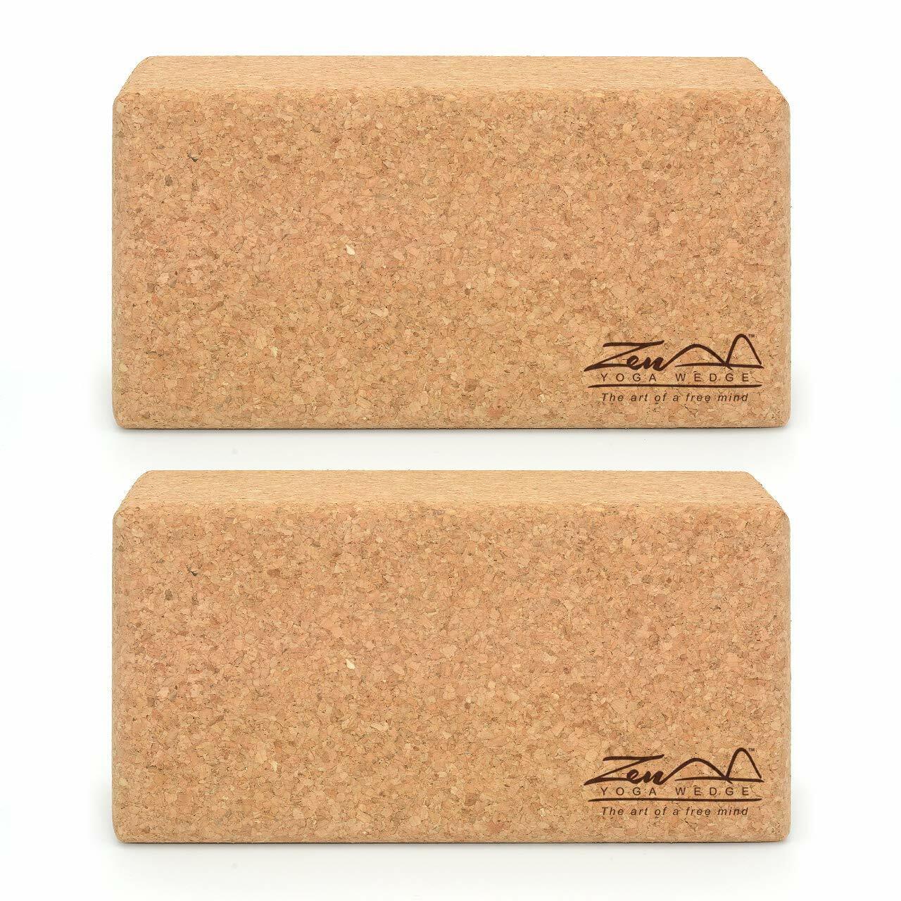 Cork Yoga Blocks UK Yoga Block Exercise Cork Brick Set Pilates Block
