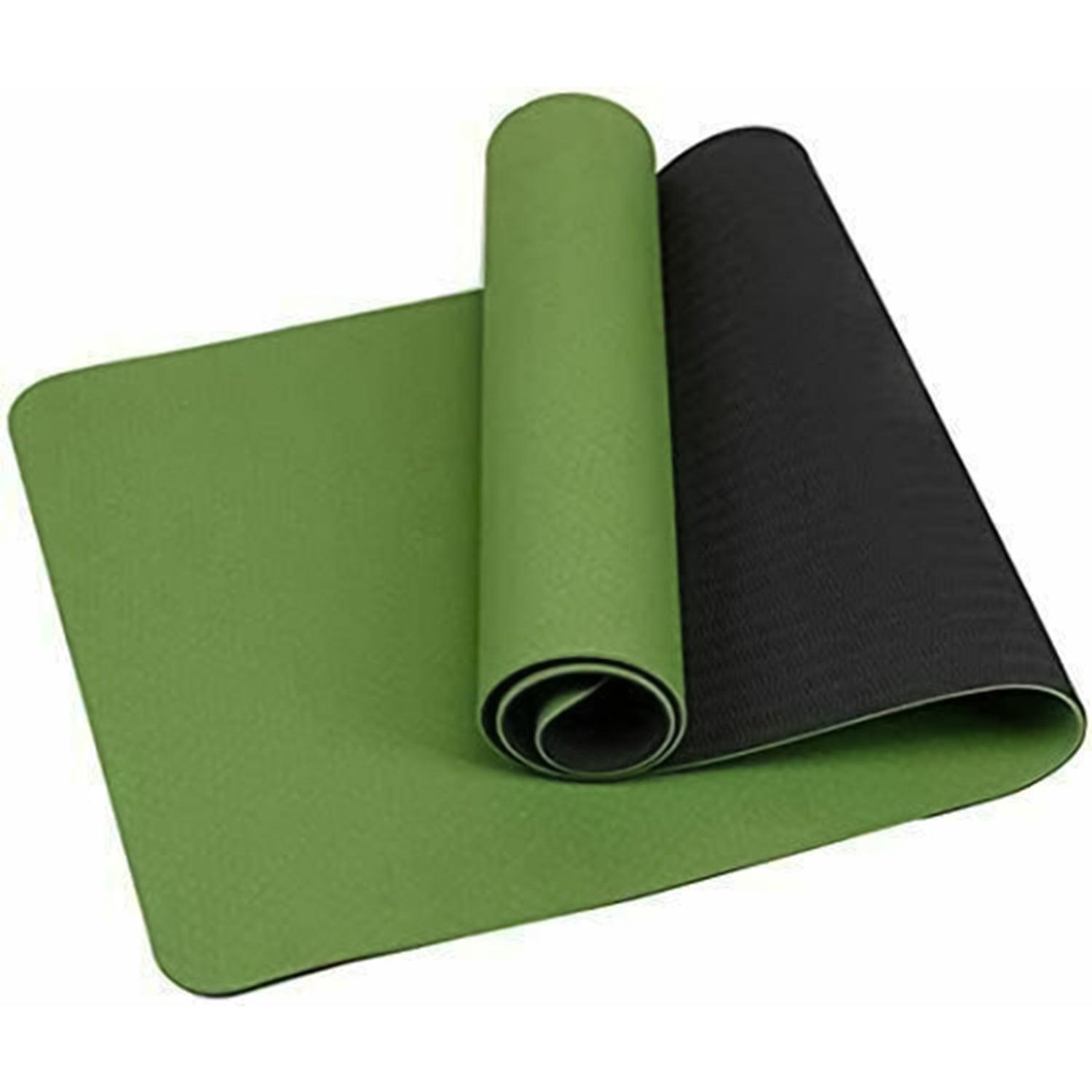 Thickest Yoga Mat - TPE Gymnastics Mat, Training Mat, Non-Slip Pilates Mat, Yoga Fitness Mat, Eco friendly Yoga mat for fitness Gym