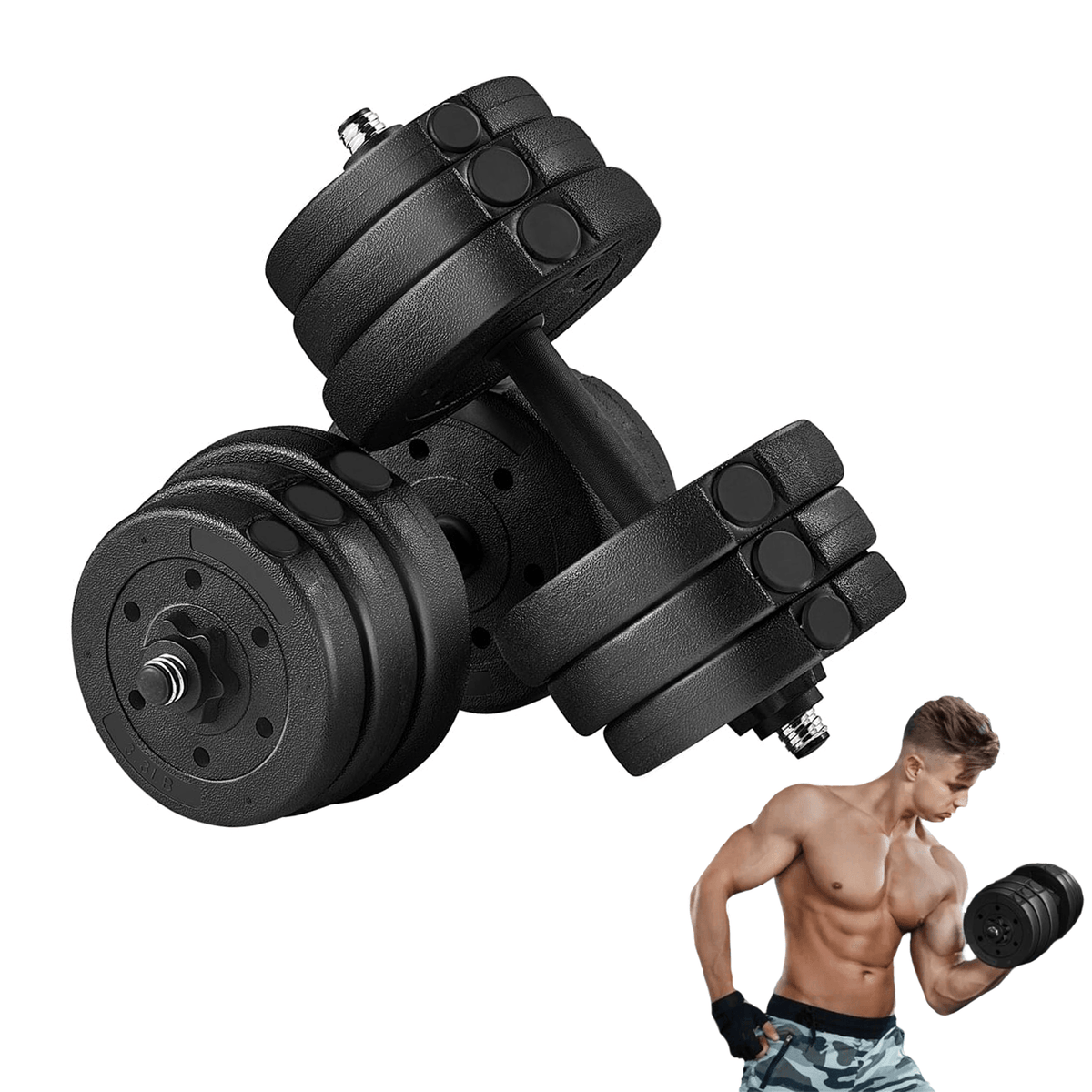 adjustable dumbbell set