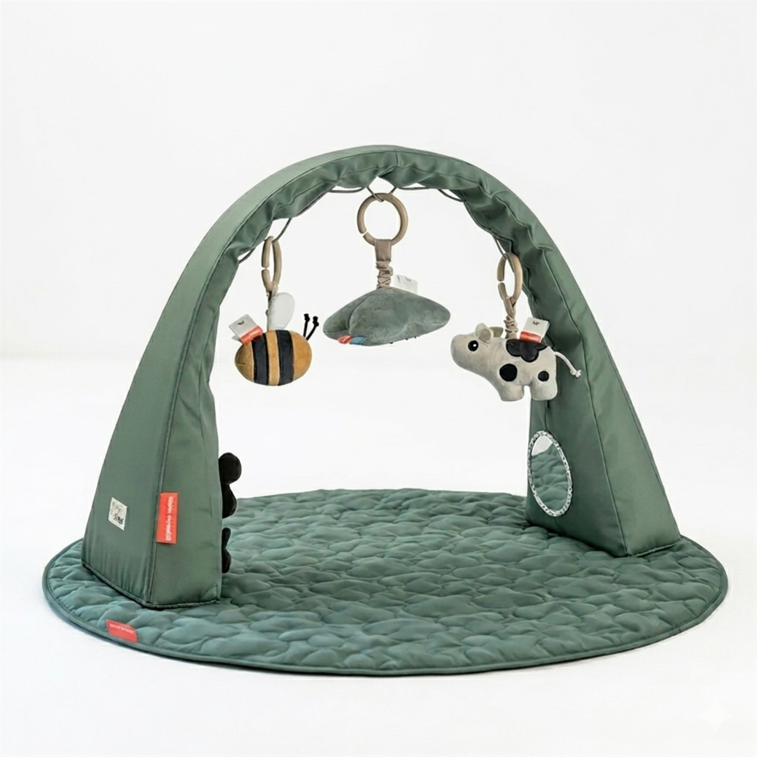 baby activity mat with sensory toys