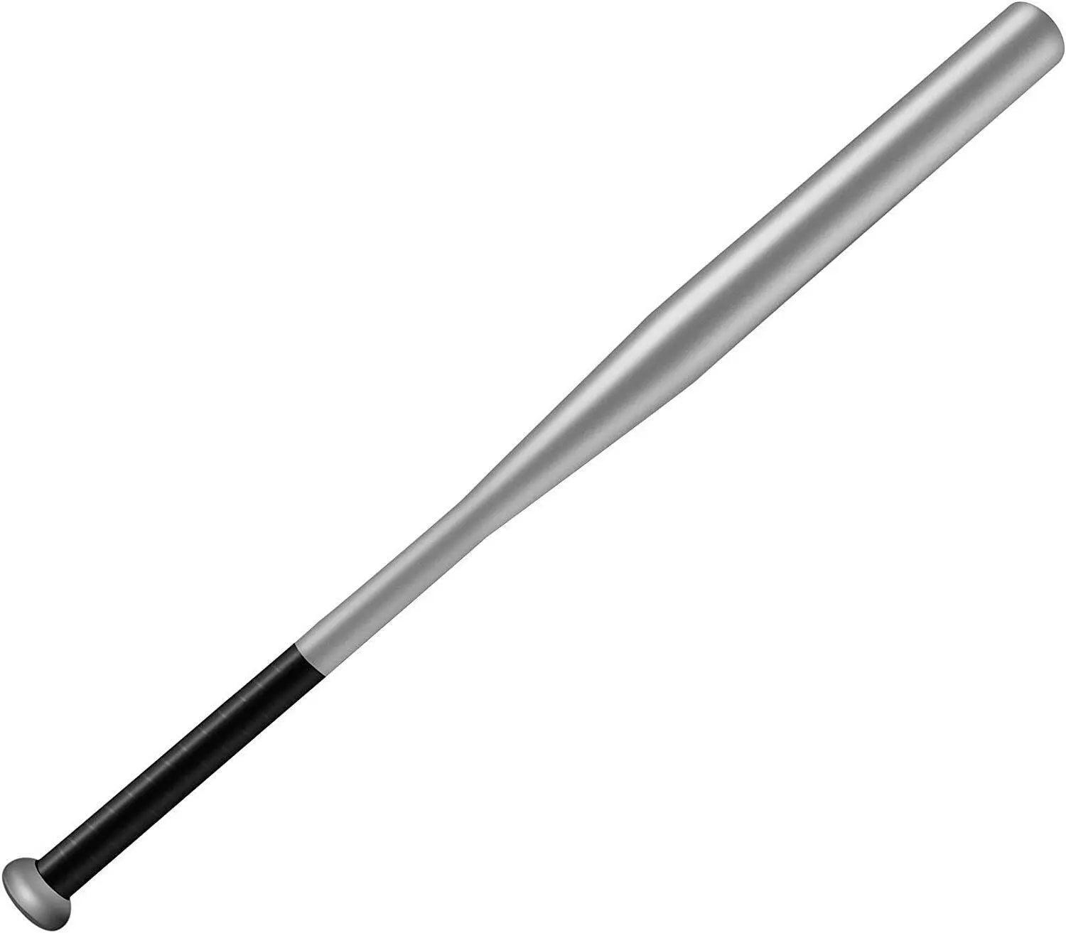 Metal Baseball Bat - Softball Bat Silver Pole Stick Stainless Steel