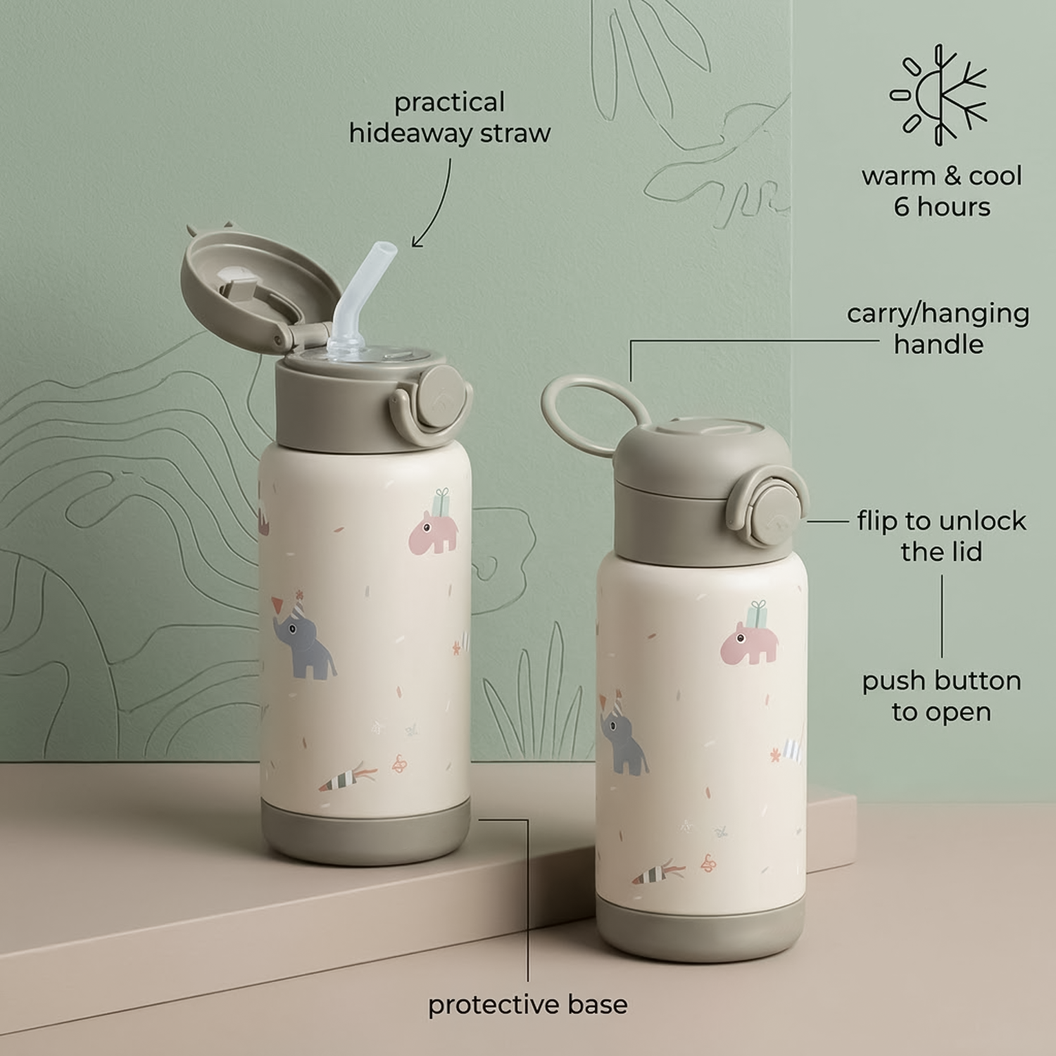 bottle features