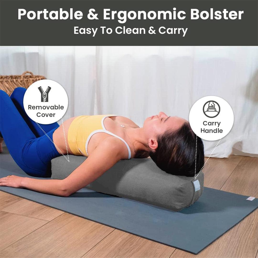 buckwheat yoga bolster