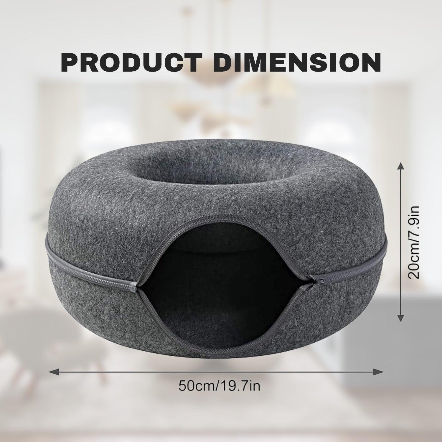 cat bed tunnel
