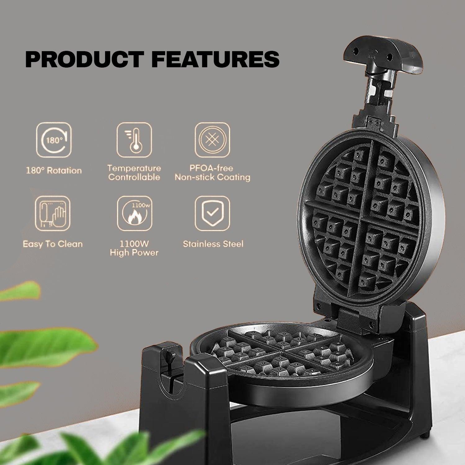flipping golden waffles
