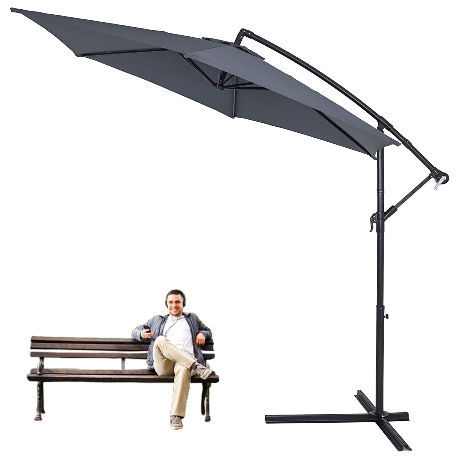 garden umbrella with stand