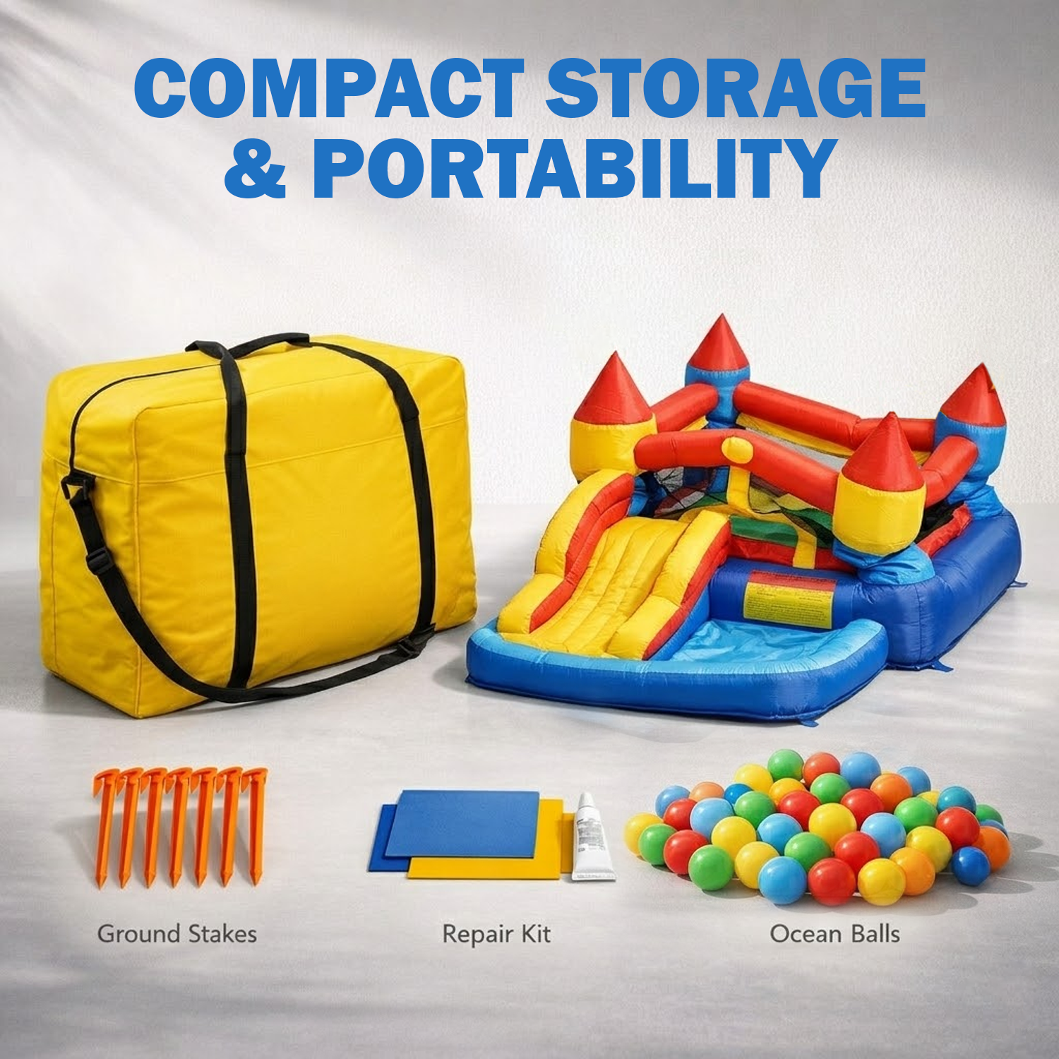 inflatable castle portability