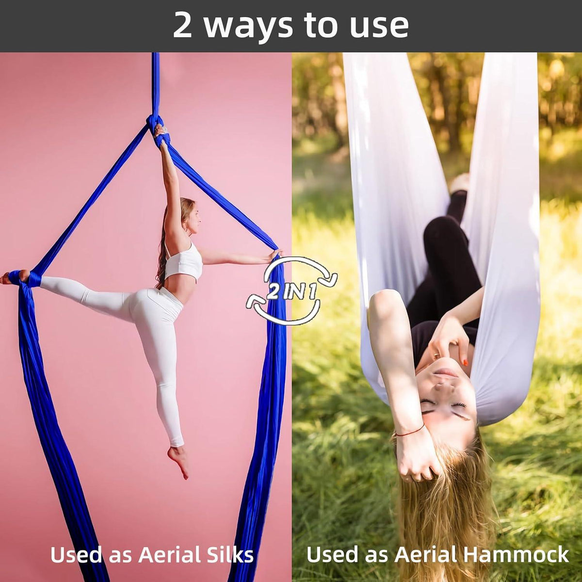 outdoor yoga hammock