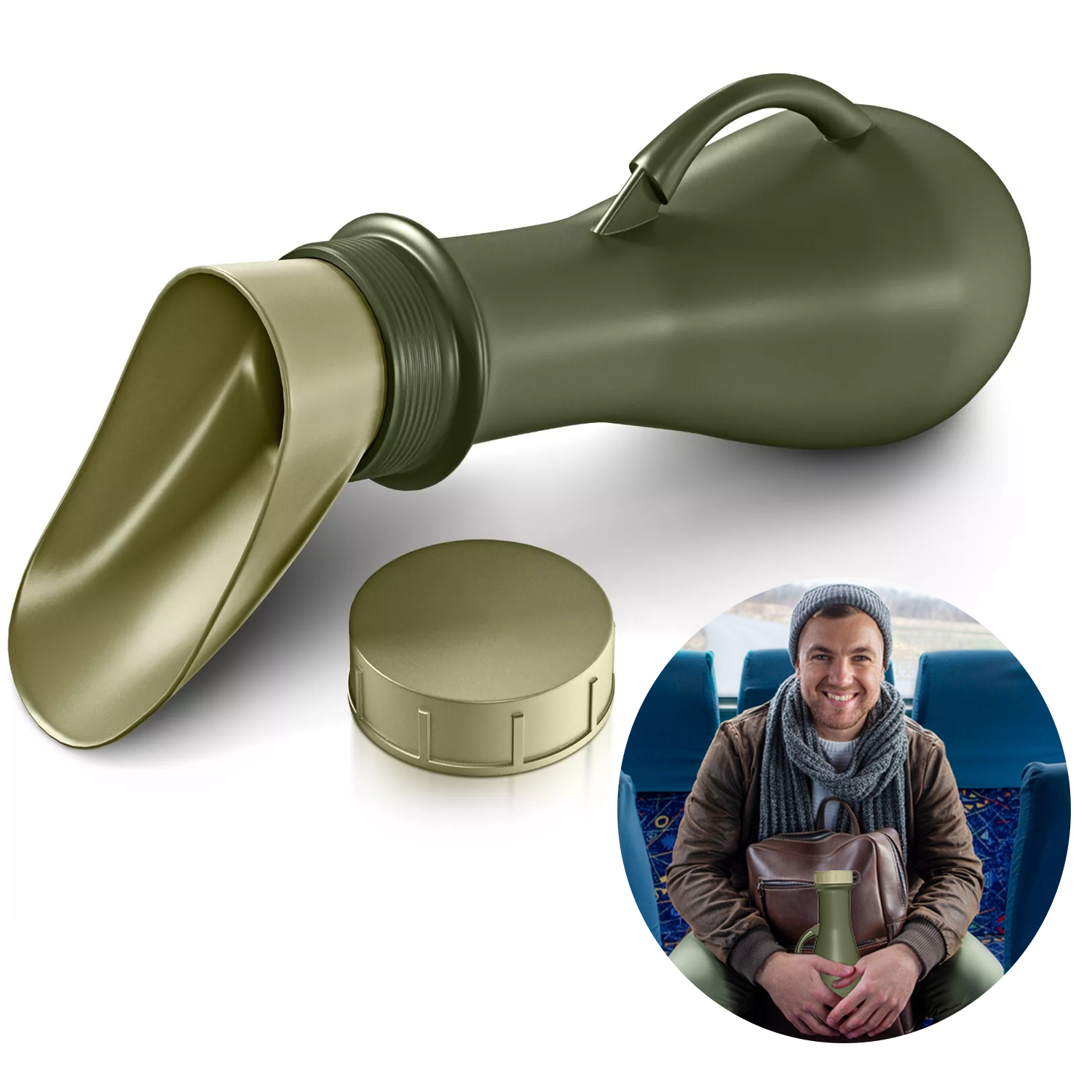 portable urinal bottle