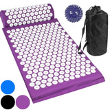 Best Acupressure Mat UK -  Yoga Acupressure Massage Mat Ball Spiky Pain Stress Soreness Relax Body