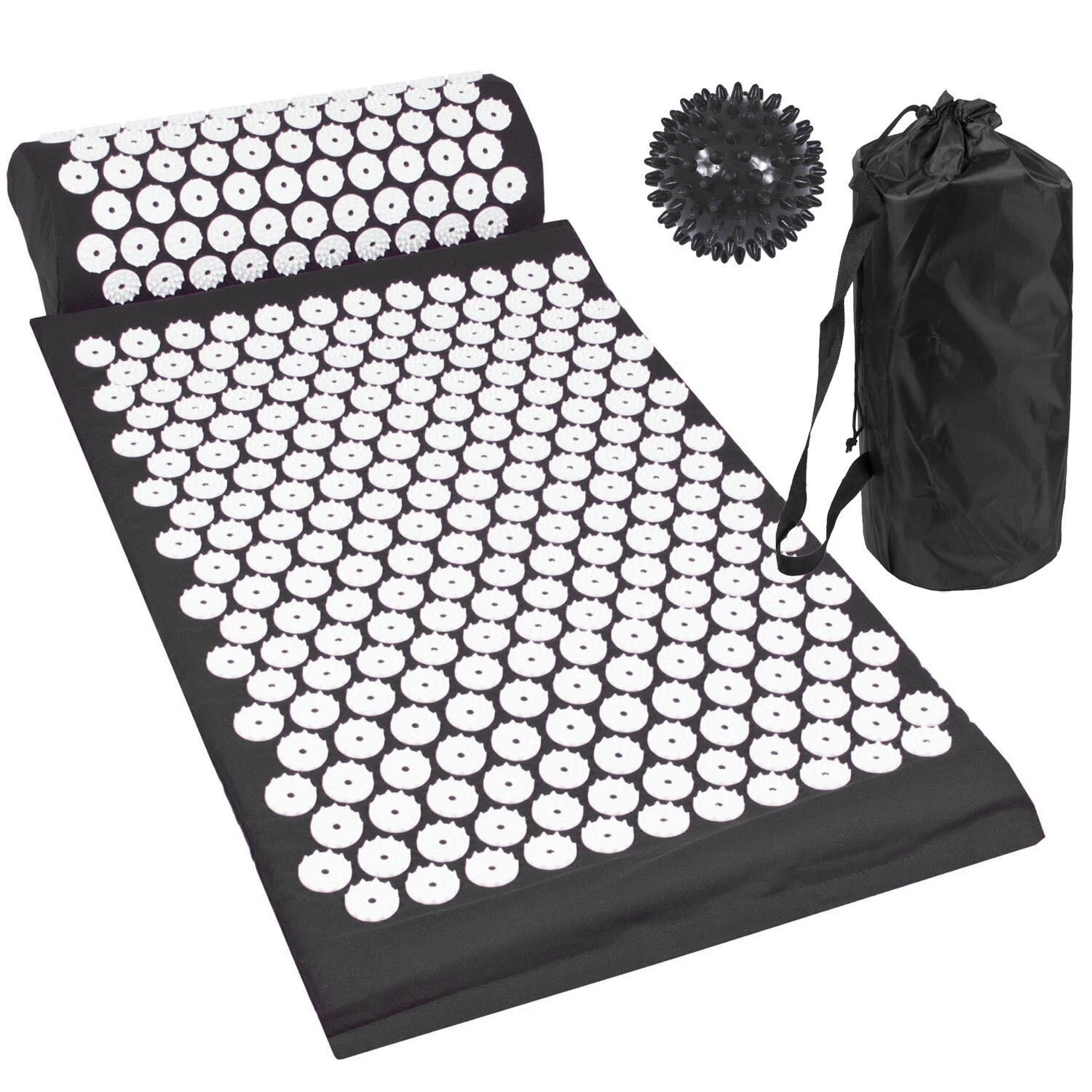 Best Acupressure Mat UK -  Yoga Acupressure Massage Mat Ball Spiky Pain Stress Soreness Relax Body