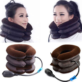 Cervical Neck Traction Device - Cervical Traction Collar, Inflatable Cervical Collar Neck Relief Traction Brace Support Stretcher Device