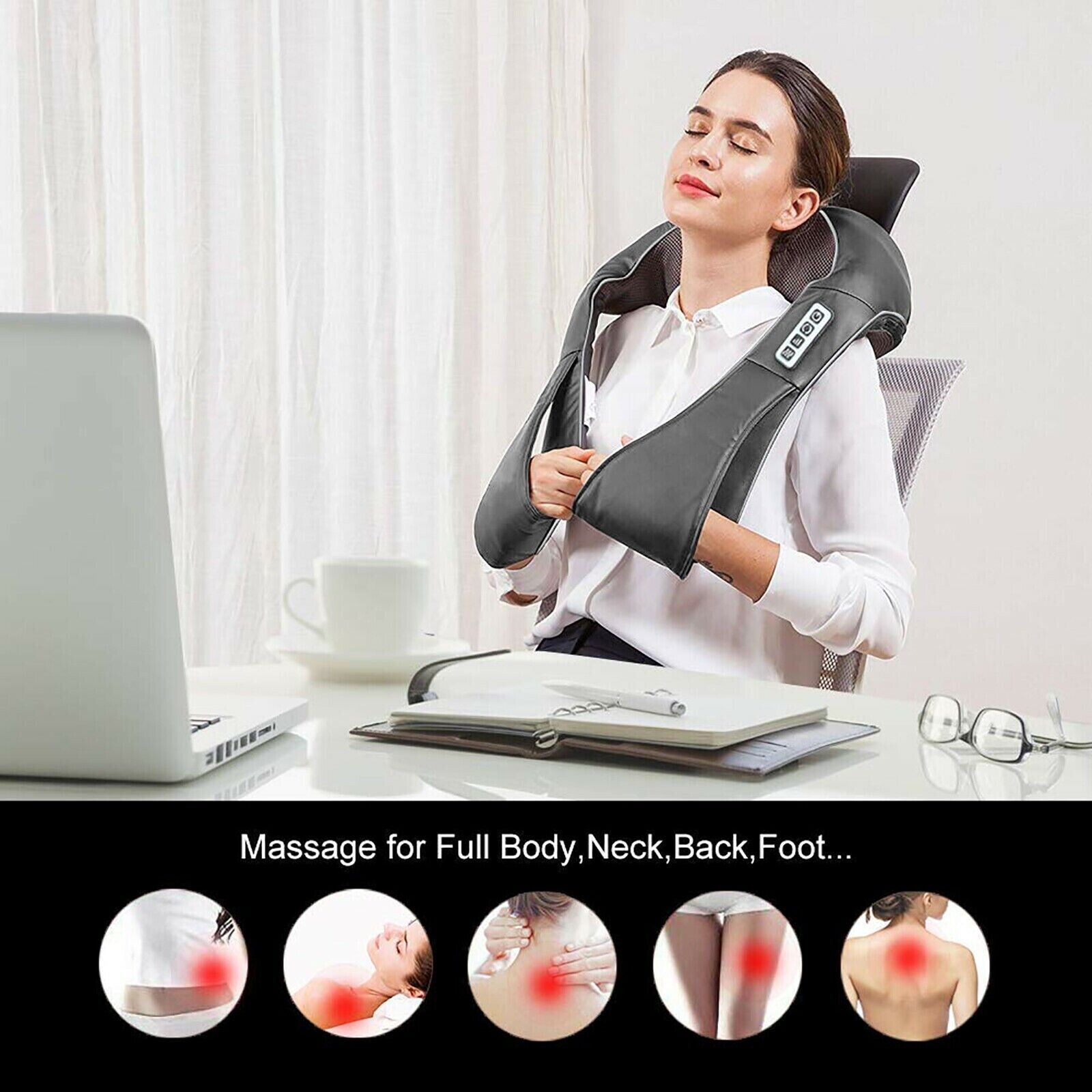Neck and Shoulder Massager With Heat