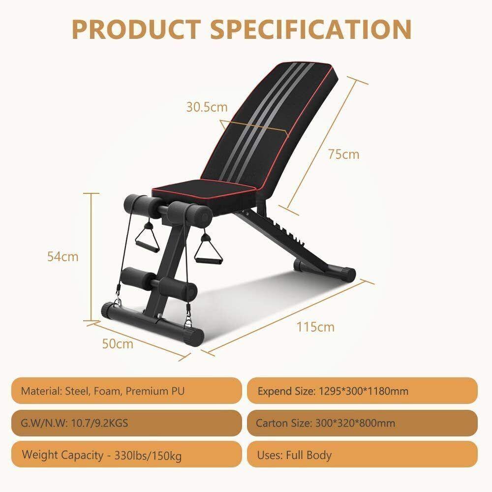 folding weights bench