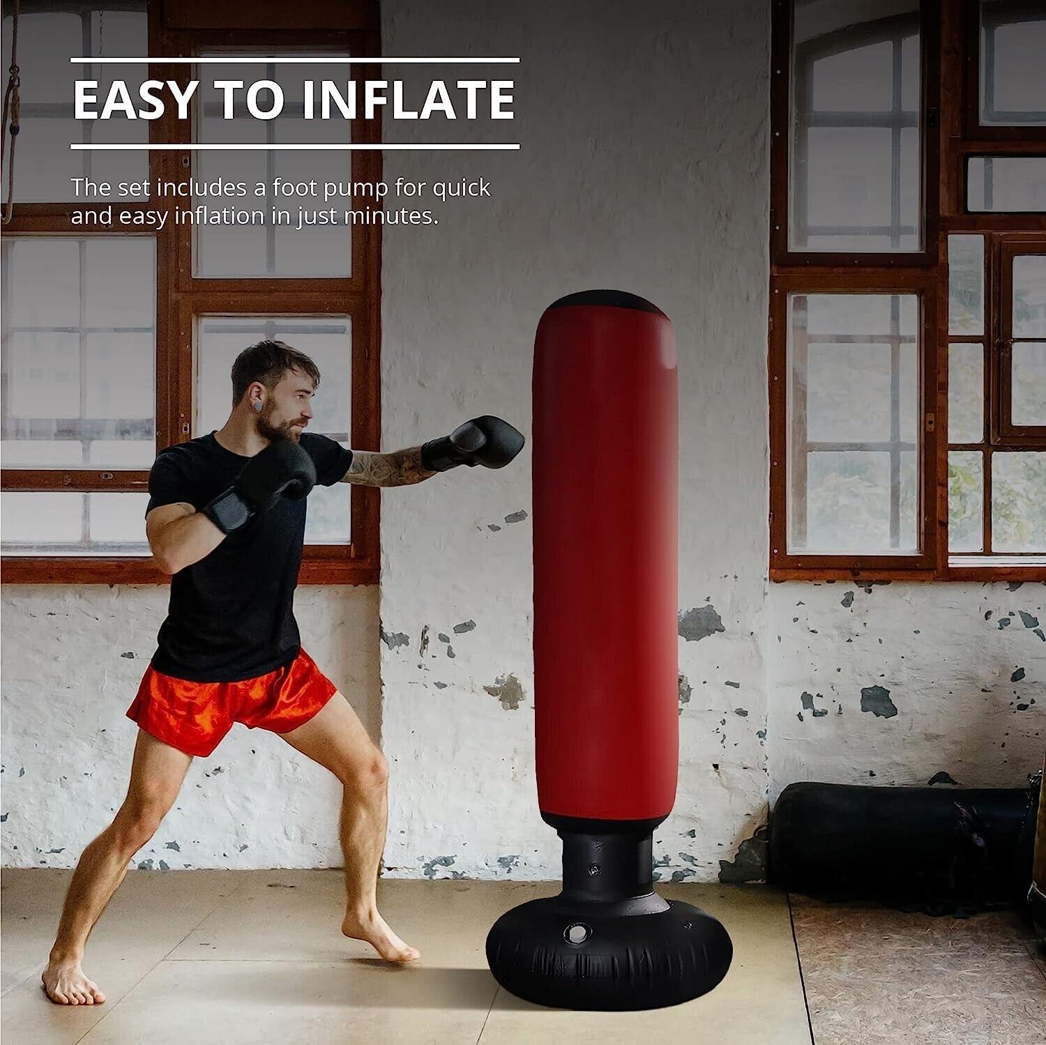 Boxing Ball Free Standing Speed Punching Bag Boxing Equipment
