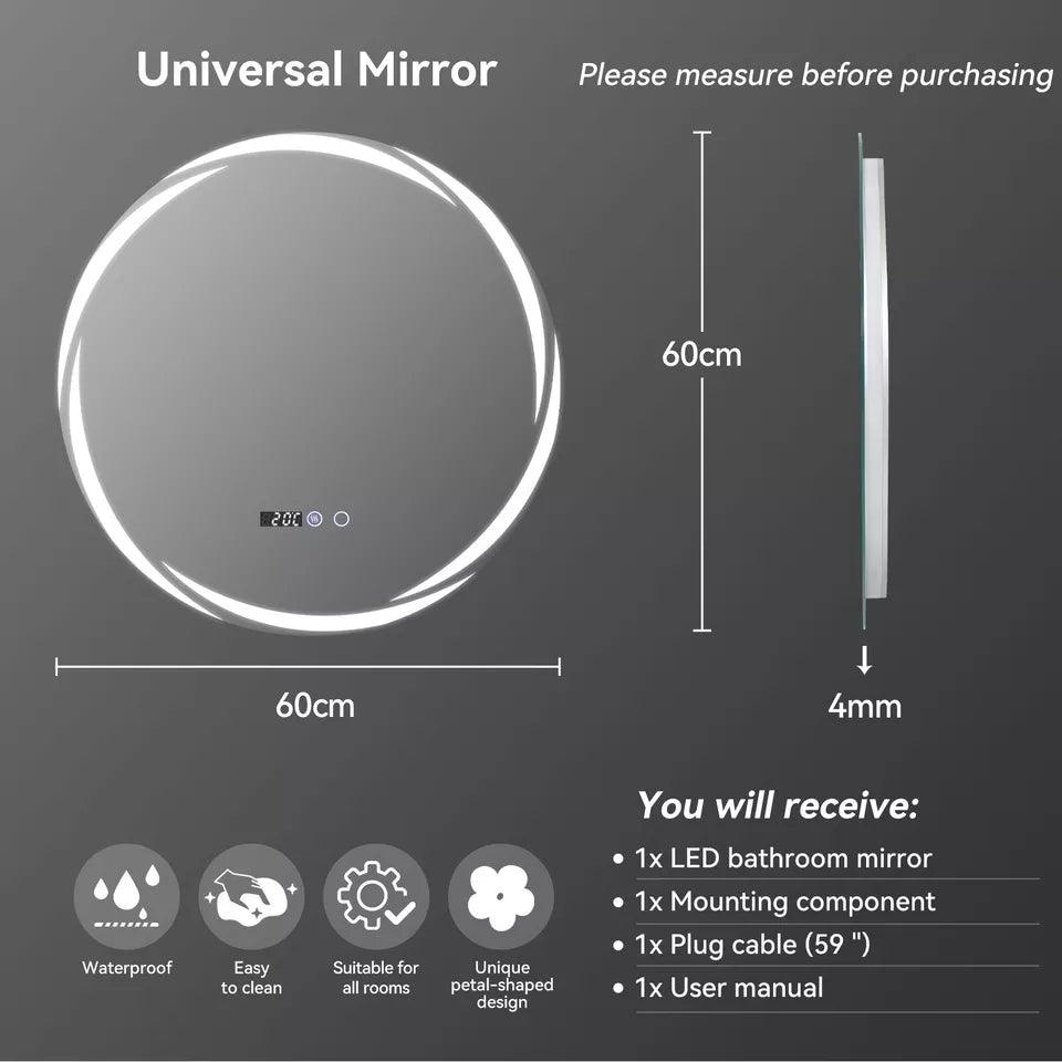 60 cm mirror for bathroom