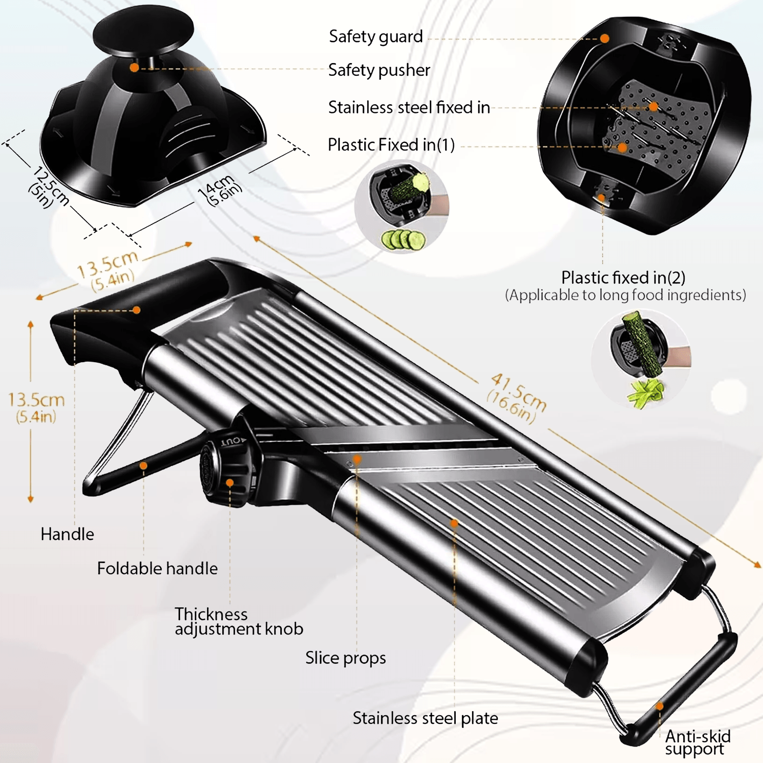 slicer for perfect vegetable slices