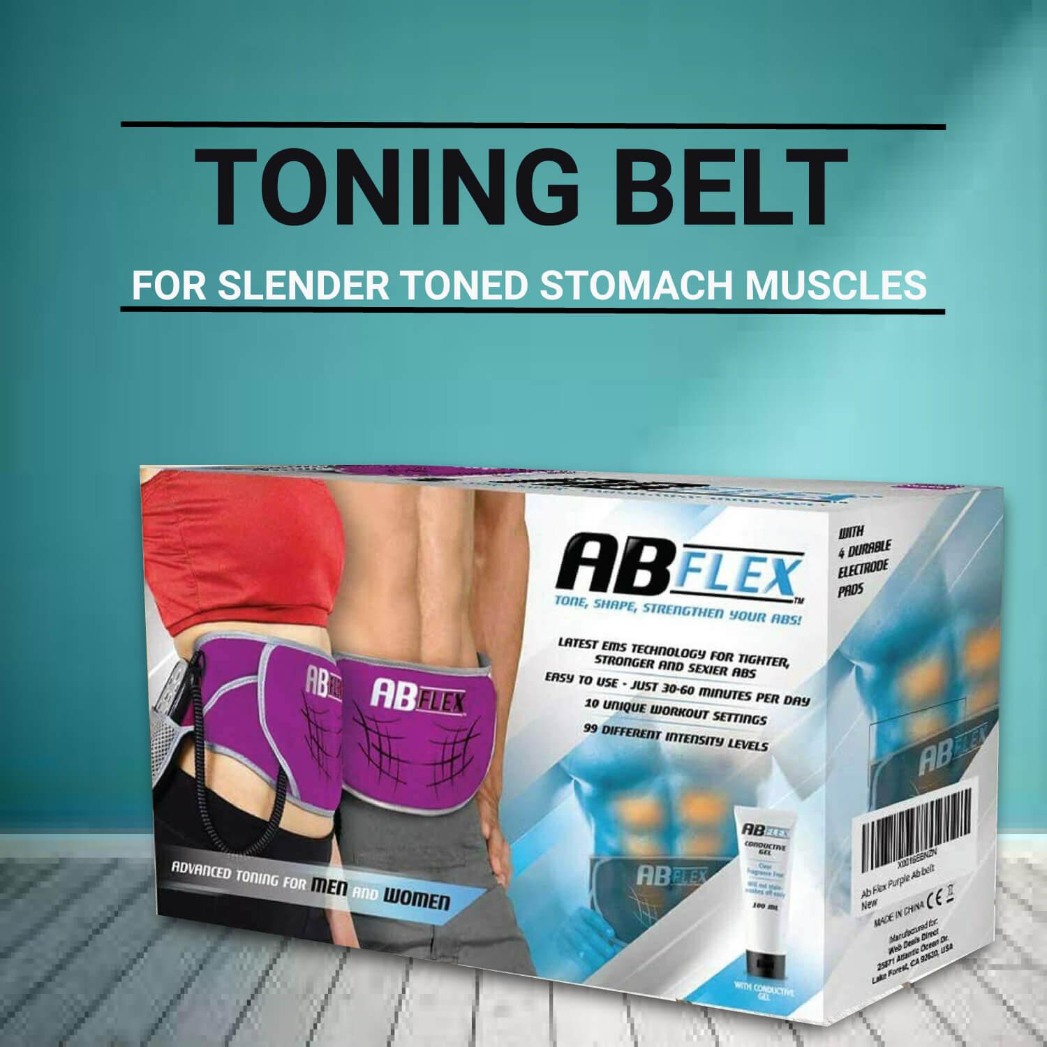 Ab Flex Ab Toning Belt for Slender Toned Stomach Muscles