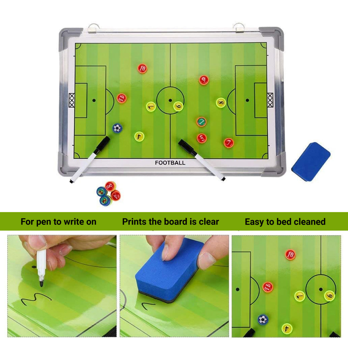 Magnetic Football Coaching Board Tactics Strategy