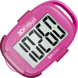 3D Pedometer with Clip and Lanyard