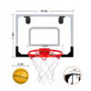 indoor basketball hoop with stand