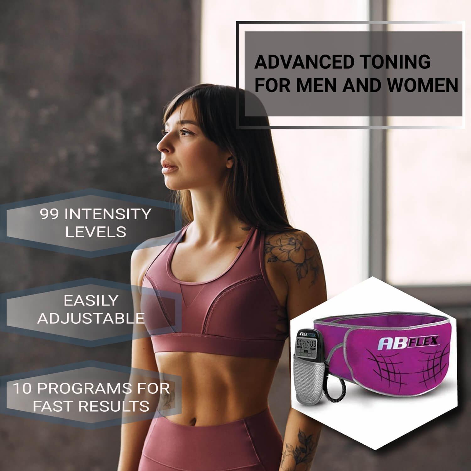 Ab Flex Ab Toning Belt for Slender Toned Stomach Muscles 
