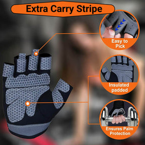 gym gloves with wrist support