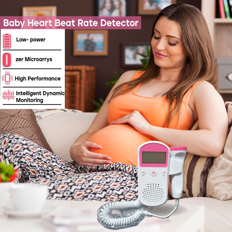 Heartbeat Monitor Baby Home Fetal Doppler Pocket Heart Monitor